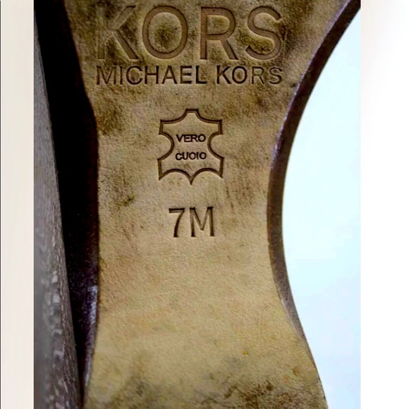 🧡💚MICHAEL KORS🧡💚PLATFORM WEDGES🧡💚 - Picture 4 of 5